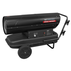 Space Warmer® Kerosene/Diesel Heater with Wheels 240,000Btu/hr Vinny Byrne Space Warmer® Kerosene/Diesel Heater with Wheels 240,000Btu/hr