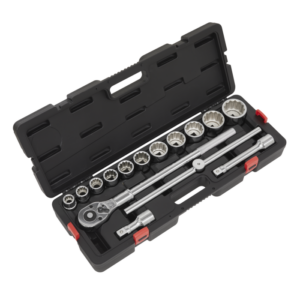 Premier Socket Set 3/4"Sq Drive 12-point 15pc Vinny Byrne Premier Socket Set 3/4"Sq Drive 12-point 15pc