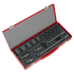 Premier Impact Socket Set 1/2"Sq Drive 19pc Vinny Byrne Premier Impact Socket Set 1/2"Sq Drive 19pc