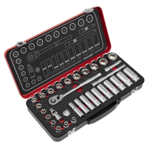 Premier Platinum Socket Set 3/8"Sq Drive 32pc Vinny Byrne Premier Platinum Socket Set 3/8"Sq Drive 32pc
