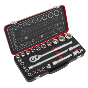 Premier Platinum Socket Set 1/2"Sq Drive 24pc Vinny Byrne Premier Platinum Socket Set 1/2"Sq Drive 24pc