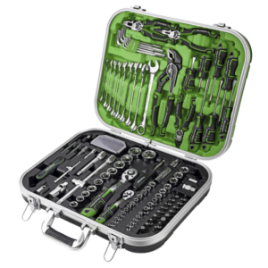 Premier Mechanic's Tool Kit 144pc - Hi-Vis Green Vinny Byrne Premier Mechanic's Tool Kit 144pc - Hi-Vis Green