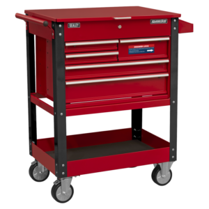 Superline PRO® Heavy-Duty Mobile Tool & Parts Trolley with 5 Drawers & Lockable Top Vinny Byrne Superline PRO® Heavy-Duty Mobile Tool & Parts Trolley with 5 Drawers & Lockable Top