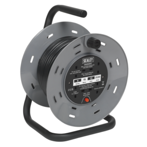 15m Cable Reel with Thermal Trip 4 x 230V