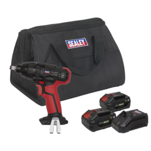 SV20 Series 1/2"Sq Drive Impact Wrench Kit 20V 4Ah - 2 Batteries Vinny Byrne SV20 Series 1/2"Sq Drive Impact Wrench Kit 20V 4Ah - 2 Batteries