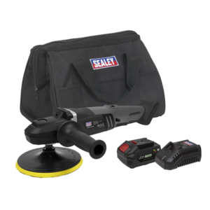 Premier SV20 Series 180mm Brushless Cordless Rotary Polisher 20V 4Ah Vinny Byrne Premier SV20 Series 180mm Brushless Cordless Rotary Polisher 20V 4Ah