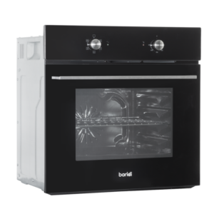 Baridi Integrated Fan-Assisted Electric Oven 60cm 55L Capacity - Black Vinny Byrne Baridi Integrated Fan-Assisted Electric Oven 60cm 55L Capacity - Black