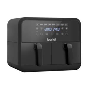 Baridi Dual Zone Air Fryer with 8 Preset Functions 8L Capacity Vinny Byrne Baridi Dual Zone Air Fryer with 8 Preset Functions 8L Capacity