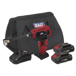SV20 Series Cordless Tyre Inflator Kit 20V 2Ah - 2 Batteries