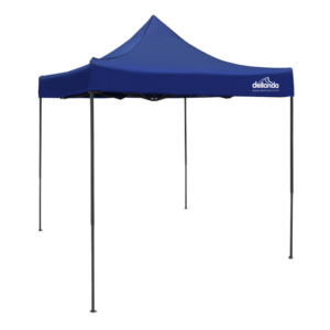 Dellonda Premium 2x2m Pop-Up Gazebo, Heavy Duty, PVC Coated, Water-Resistant Fabric, Supplied with Carry Bag, Rope, Stakes & Weight Bags - Blue Canopy Vinny Byrne Dellonda Premium 2x2m Pop-Up Gazebo, Heavy Duty, PVC Coated, Water-Resistant Fabric, Supplied with Carry Bag, Rope, Stakes & Weight Bags - Blue Canopy