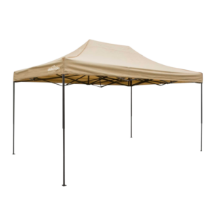 Dellonda Premium 3 x 4.5m Pop-Up Gazebo, Heavy Duty, PVC Coated, Water-Resistant Fabric, Supplied with Carry Bag, Rope, Stakes & Weight Bags - Beige Canopy Vinny Byrne Dellonda Premium 3 x 4.5m Pop-Up Gazebo, Heavy Duty, PVC Coated, Water-Resistant Fabric, Supplied with Carry Bag, Rope, Stakes & Weight Bags - Beige Canopy