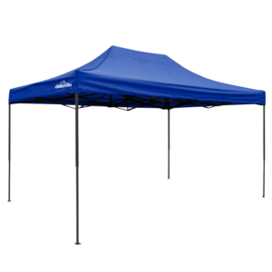 Dellonda Premium 3 x 4.5m Pop-Up Gazebo, Heavy Duty, PVC Coated, Water-Resistant Fabric, Supplied with Carry Bag, Rope, Stakes & Weight Bags - Blue Canopy Vinny Byrne Dellonda Premium 3 x 4.5m Pop-Up Gazebo, Heavy Duty, PVC Coated, Water-Resistant Fabric, Supplied with Carry Bag, Rope, Stakes & Weight Bags - Blue Canopy