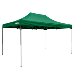 Dellonda Premium 3 x 4.5m Pop-Up Gazebo, Heavy Duty, PVC Coated, Water-Resistant Fabric, Supplied with Carry Bag, Rope, Stakes & Weight Bags - Dark Green Canopy Vinny Byrne Dellonda Premium 3 x 4.5m Pop-Up Gazebo, Heavy Duty, PVC Coated, Water-Resistant Fabric, Supplied with Carry Bag, Rope, Stakes & Weight Bags - Dark Green Canopy