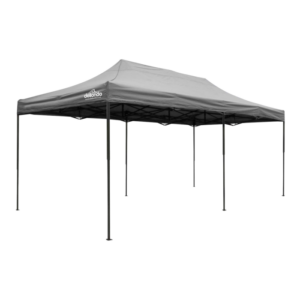 Dellonda Premium 3x6m Pop-Up Gazebo, Heavy Duty, PVC Coated, Water-Resistant Fabric, Supplied with Carry Bag, Rope, Stakes & Weight Bags - Grey Canopy Vinny Byrne Dellonda Premium 3x6m Pop-Up Gazebo, Heavy Duty, PVC Coated, Water-Resistant Fabric, Supplied with Carry Bag, Rope, Stakes & Weight Bags - Grey Canopy