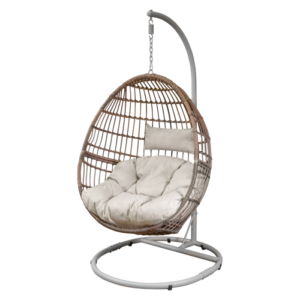 Dellonda Single Swinging Egg Chair with Cushion Vinny Byrne Dellonda Single Swinging Egg Chair with Cushion