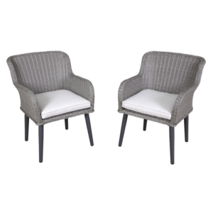 Dellonda Buxton Rattan Wicker Outdoor Chairs Set 2pc Vinny Byrne Dellonda Buxton Rattan Wicker Outdoor Chairs Set 2pc