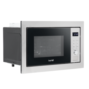 Baridi Integrated Microwave Oven with Grill 25L Capacity 900W - Stainless Steel Vinny Byrne Baridi Integrated Microwave Oven with Grill 25L Capacity 900W - Stainless Steel