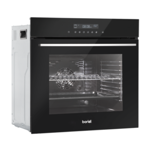 Baridi Integrated Fan-Assisted Electric Oven 60cm 72L Capacity - Black Vinny Byrne Baridi Integrated Fan-Assisted Electric Oven 60cm 72L Capacity - Black