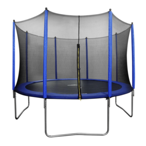 Dellonda Heavy-Duty Outdoor Trampoline with Safety Enclosure Net 12ft Vinny Byrne Dellonda Heavy-Duty Outdoor Trampoline with Safety Enclosure Net 12ft