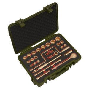 Premier Non-Sparking Socket Set 1/2"Sq Drive 31pc Vinny Byrne Premier Non-Sparking Socket Set 1/2"Sq Drive 31pc