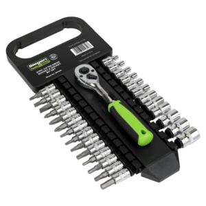 Siegen Socket & Socket Bit Set 1/4"Sq Drive 27pc Vinny Byrne Siegen Socket & Socket Bit Set 1/4"Sq Drive 27pc