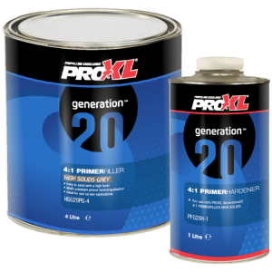 ProXl 2K Acrylic Primer + Hardener Kit (4:1) Black 5L