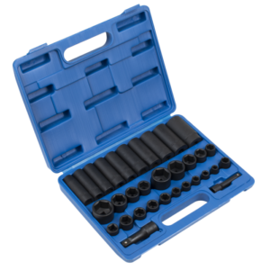 Premier Metric/Imperial Impact Socket Set 3/8" & 1/2"Sq Drive 32pc Vinny Byrne Premier Metric/Imperial Impact Socket Set 3/8" & 1/2"Sq Drive 32pc