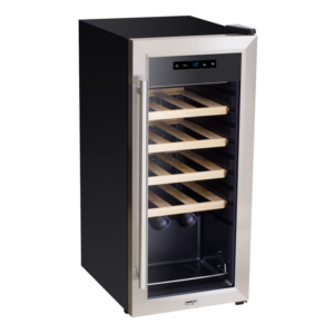 Baridi 18 Bottle Wine Fridge & Cooler - Stainless Steel Vinny Byrne Baridi 18 Bottle Wine Fridge & Cooler - Stainless Steel