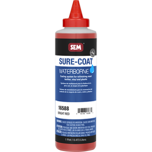 SEM SureCoat Leather & Vinyl Bright Red 16588 - 473ml