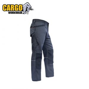 Cargo Alpha Premium Polycotton Work Trousers, Grey