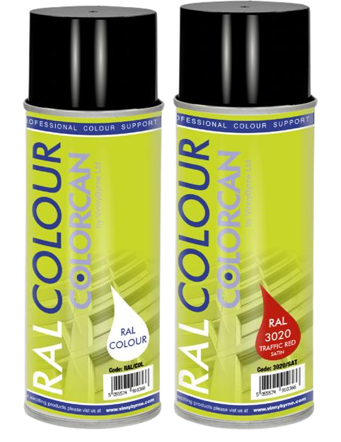 COLORCAN&reg; RAL 1K Aerosol Spray, 400ml - Select Colour & Finish