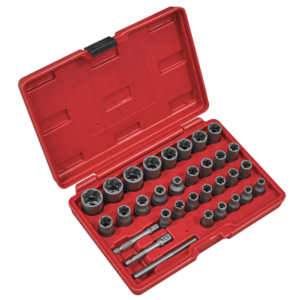 Slim Design Bolt & Nut Extractor Set 32pc Vinny Byrne Slim Design Bolt & Nut Extractor Set 32pc