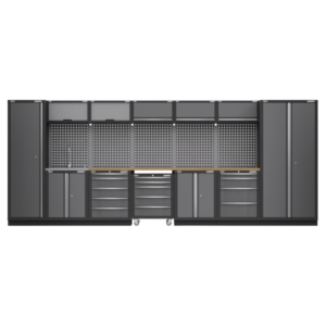 Superline PRO® Storage System with Pressed Wood Worktop 4.92m Vinny Byrne Superline PRO® Storage System with Pressed Wood Worktop 4.92m