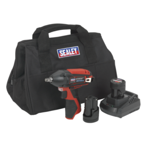 SV12 Series 3/8"Sq Drive Cordless Impact Wrench Kit 12V 2Ah - 2 Batteries Vinny Byrne SV12 Series 3/8"Sq Drive Cordless Impact Wrench Kit 12V 2Ah - 2 Batteries