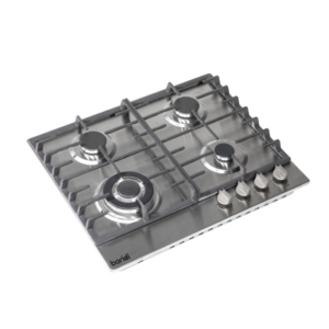 Baridi Gas Hob with 4 Cooking Zones 60cm - Stainless Steel Vinny Byrne Baridi Gas Hob with 4 Cooking Zones 60cm - Stainless Steel