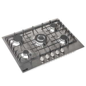 Baridi Gas Hob with 5 Cooking Zones 70cm - Stainless Steel Vinny Byrne Baridi Gas Hob with 5 Cooking Zones 70cm - Stainless Steel