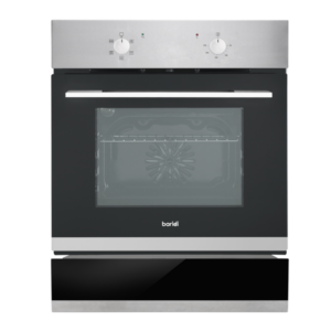 Baridi Integrated Fan-Assisted Electric Oven 60cm 55L Capacity with Warming Drawer - Black/Stainless Steel Vinny Byrne Baridi Integrated Fan-Assisted Electric Oven 60cm 55L Capacity with Warming Drawer - Black/Stainless Steel