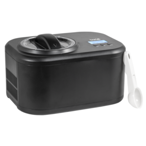 Baridi Automatic Churning Ice Cream Machine 1L Capacity - Black Vinny Byrne Baridi Automatic Churning Ice Cream Machine 1L Capacity - Black