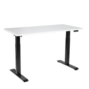Dellonda White Electric Height Adjustable Standing Desk, 1400 x 700mm Dual Motor 100kg Vinny Byrne Dellonda White Electric Height Adjustable Standing Desk, 1400 x 700mm Dual Motor 100kg