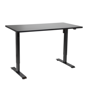 Dellonda Single Motor Ultra-Quiet Adjustable-Height Electric Sit/Stand Desk - Black Desktop Vinny Byrne Dellonda Single Motor Ultra-Quiet Adjustable-Height Electric Sit/Stand Desk - Black Desktop