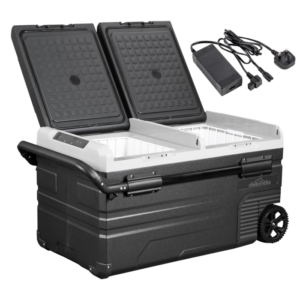 Dellonda Portable Fridge Freezer/Cool Box with LED Display & AC/DC 230V Adaptor 95L Vinny Byrne Dellonda Portable Fridge Freezer/Cool Box with LED Display & AC/DC 230V Adaptor 95L