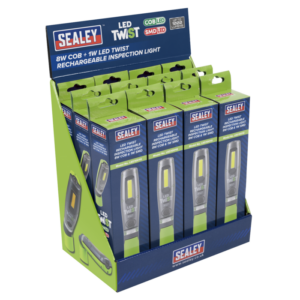 LED Twist Rechargeable Inspection Light, Green - Box of 12 Vinny Byrne LED Twist Rechargeable Inspection Light, Green - Box of 12
