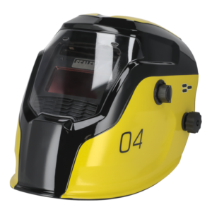 Auto Darkening Welding Helmet Shade 9-13 - Yellow Vinny Byrne Auto Darkening Welding Helmet Shade 9-13 - Yellow