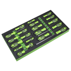 Siegen Screwdriver Set with Tool Tray 20pc Vinny Byrne Siegen Screwdriver Set with Tool Tray 20pc