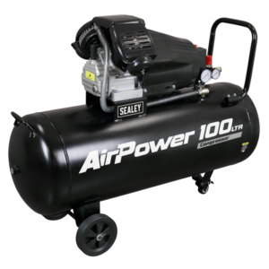 100L V-Twin Direct Drive Air Compressor 3hp Vinny Byrne 100L V-Twin Direct Drive Air Compressor 3hp