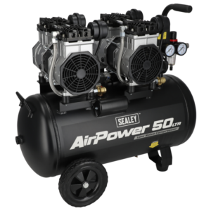50L Low Noise Oil Free Direct Drive Air Compressor 2 x 2hp Vinny Byrne 50L Low Noise Oil Free Direct Drive Air Compressor 2 x 2hp