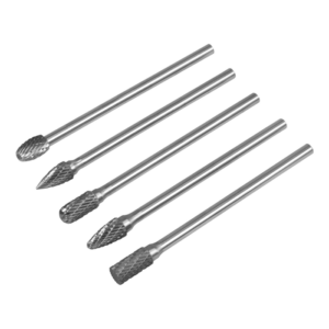 Tungsten Carbide Rotary Burr Set Extra-Long 5pc Vinny Byrne Tungsten Carbide Rotary Burr Set Extra-Long 5pc