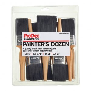 ProDec Painter's Dozen Trade Paint Brush Set Vinny Byrne ProDec Painter's Dozen Trade Paint Brush Set
