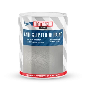 Britannia Anti-Slip Floor Paint, 4 Colours - 5L & 20L
