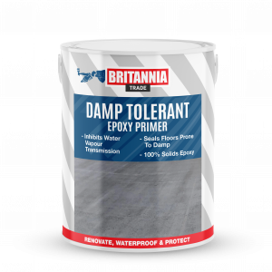 Britannia Damp Tolerant 2K Epoxy Floor Primer, Clear - 4.5KG Vinny Byrne Britannia Damp Tolerant 2K Epoxy Floor Primer, Clear - 4.5KG